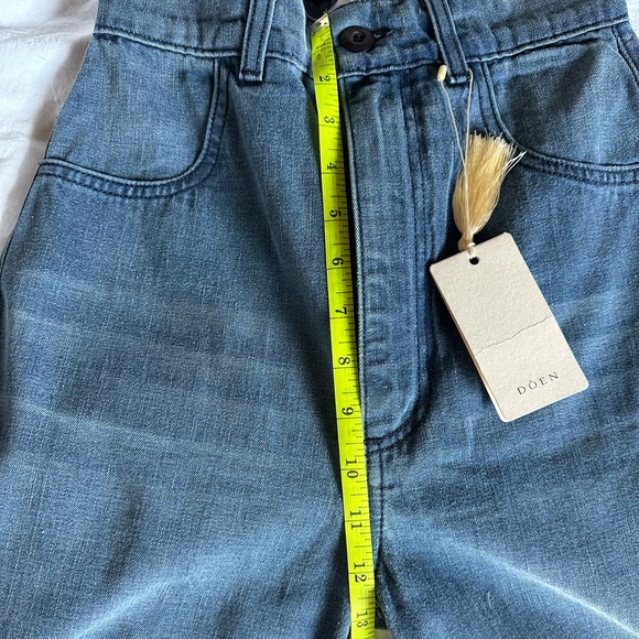 NWT Doen wide legged viva denim high waisted jeans - Picture 6 of 7